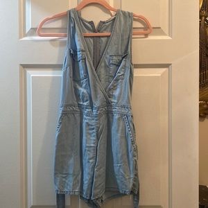 denim romper